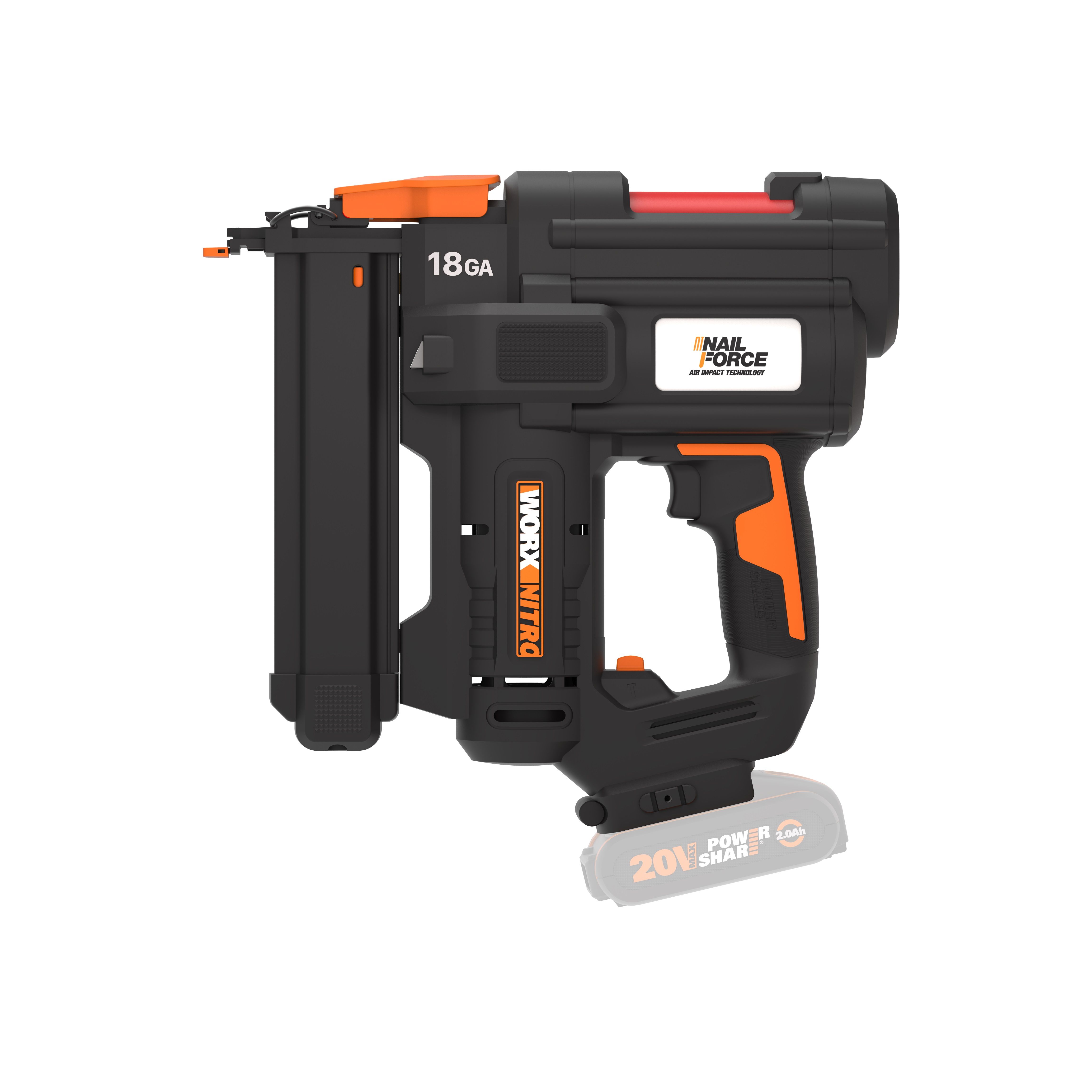 Worx WX844.9 - Grapadora de corona NITRO 20V (S/bat)